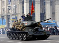 День Победы на Крещатике в Киеве